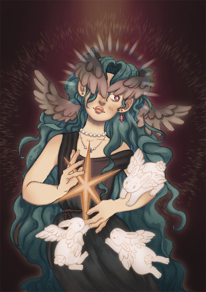 Angel and Lovely Bunnies